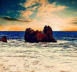 Dawn at the beach