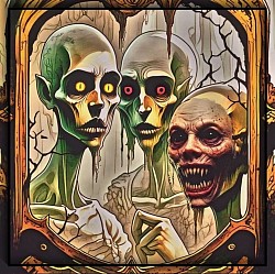 Three ghouls one mirror