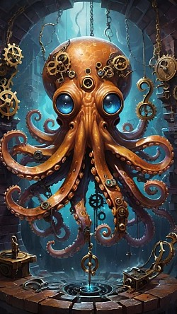 Steve The Steampunk Octopus